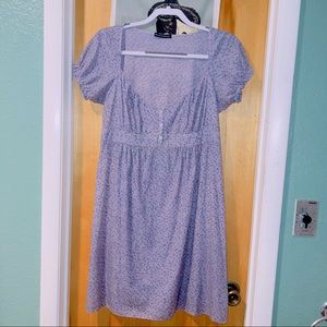 Lilac & Blue Floral Blair Cotton Dress